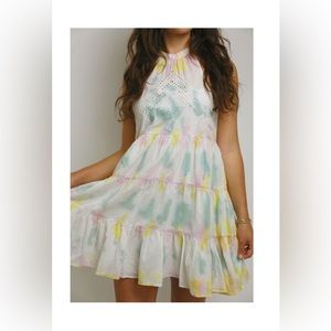 Urban Outfitters head in the clouds halter mini dress XS